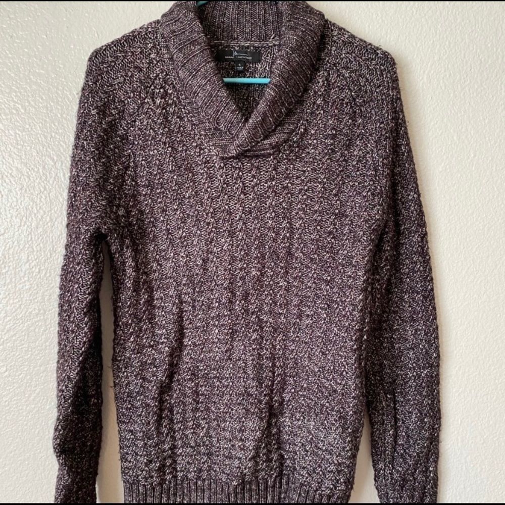 Marc Anthony Gray/Purple Sweater